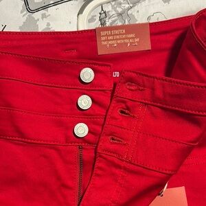 Red Super Stretch Pants